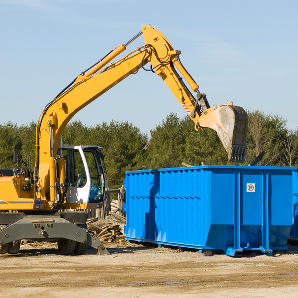 what are the rental fees for a residential dumpster in Irwinton